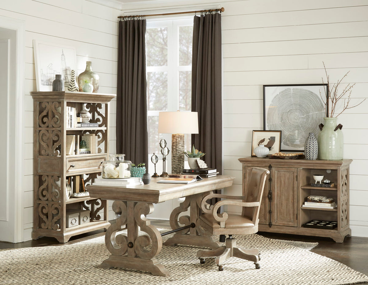Tinley Park - Writing Desk - Dove Tail Gray