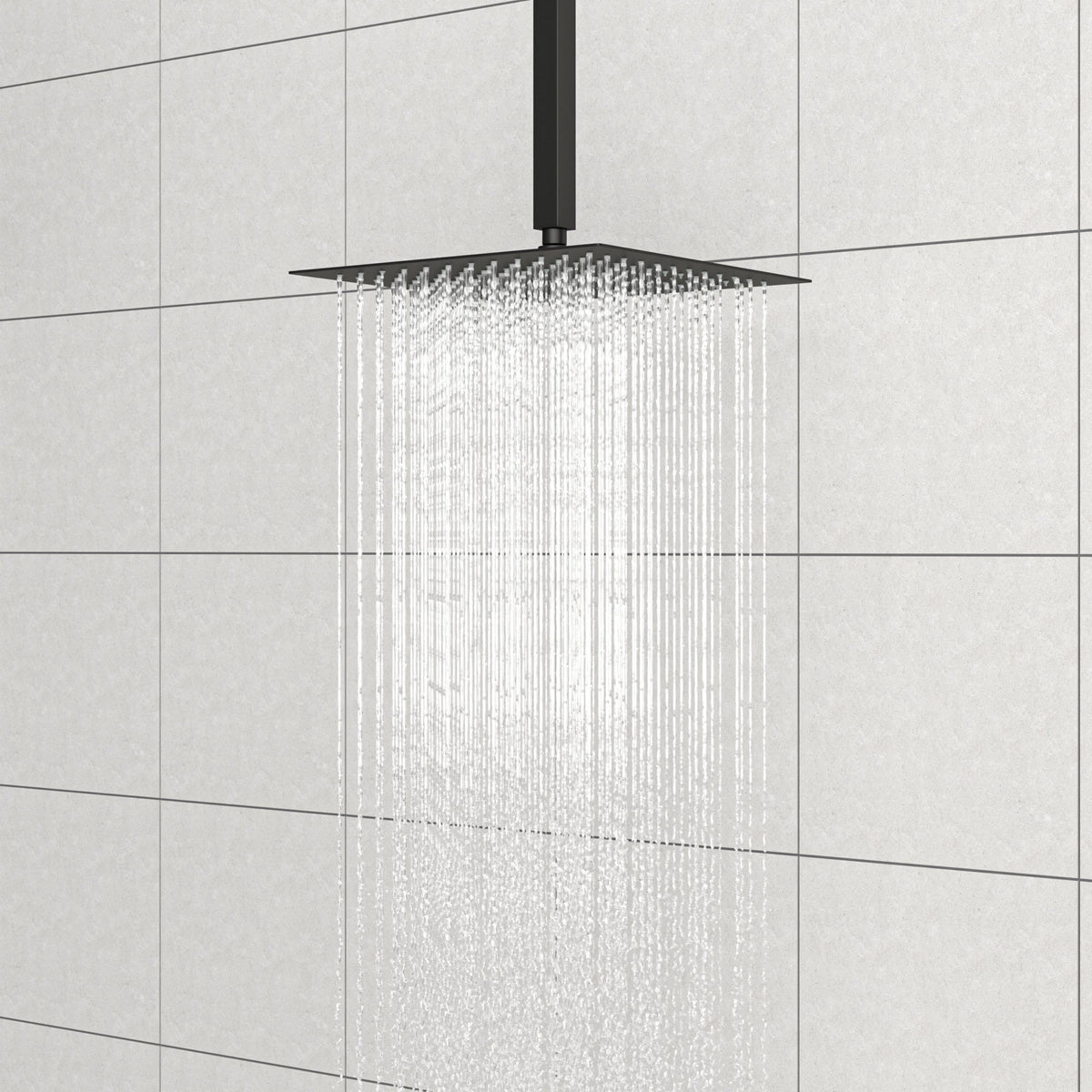 8" Ceiling Mounted Shower Arm With Flange, Matte