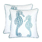 Blue Spa Seahorses Pillowcase