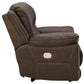 Dunleith - Zero Wall Recliner w/PWR HDRST - Chocolate