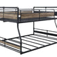Cordelia - Full/Queen Bunk Bed - Antique Oak, Sandy Black & Dark Bronze Hand-Brushed