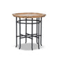 Foundry 24" Square Reclaimed Pine Wood & Iron Side Table