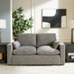 Dramatic - Loveseat - Granite