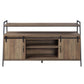 Rashawn - TV Stand - Rustic Oak & Black