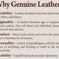 Roberto - Leather Ottoman - Cocoa