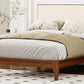 King Size Solid Dry Bamboo Wood 12 Inch Platform Bed