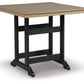 Fairen Trail - Square Counter TBL w/Umb OPT - Black / Driftwood