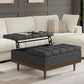 Mariah Lift Top Table Storage Ottoman