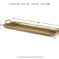 Posy - Tray - Gold Finish