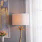 D16x31" Leaf Lamp with Marble Base