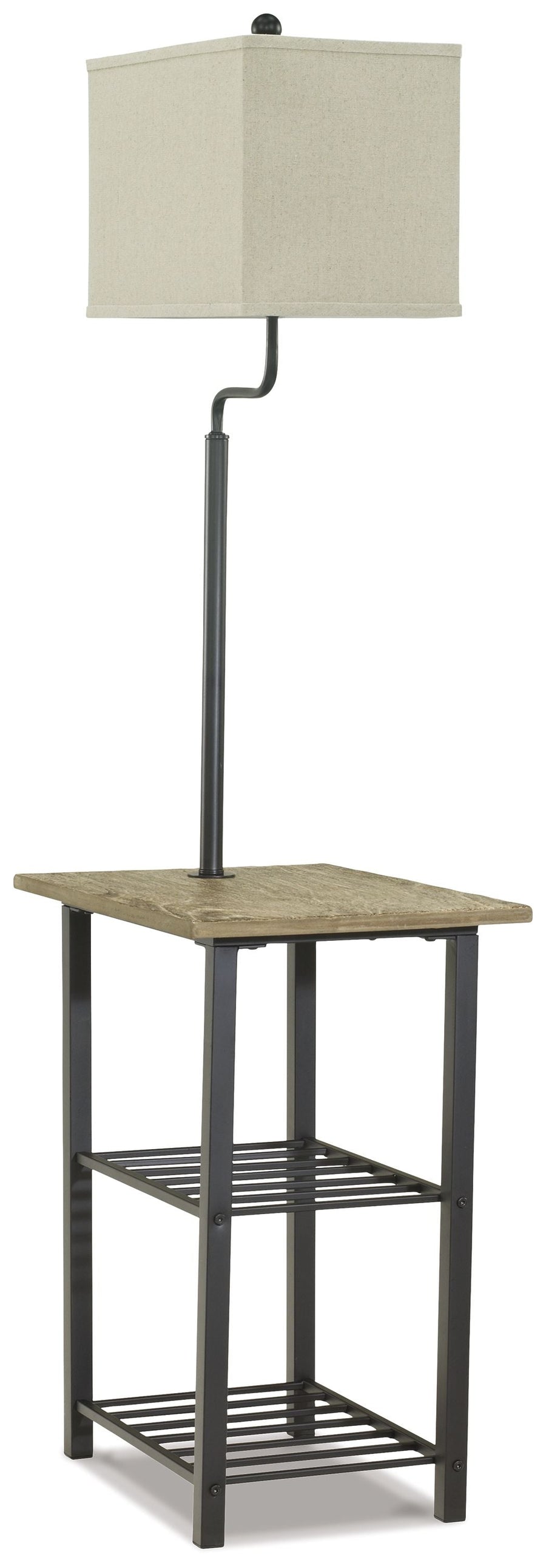 Shianne - Metal Tray Lamp  - Black