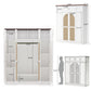 70.87" Tall 8-Door Large Capacity Armoire Wardrobe Closet