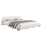 King Size Bed Frame with Boucle Fabric