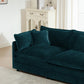 Comfy Deep Single Seat Sofa Upholstered Reading Armchair Chair