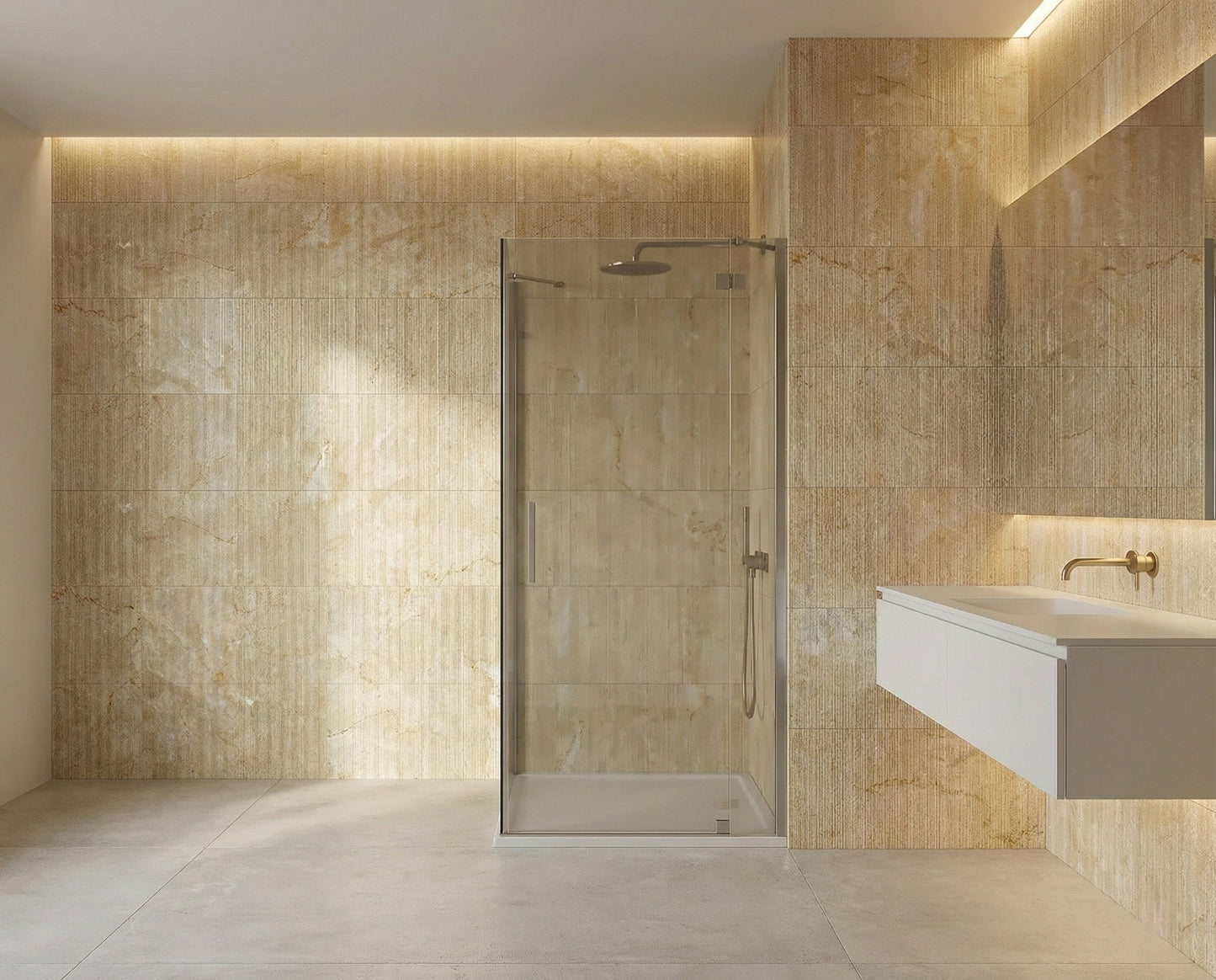 Gold Yellow Beige Natural Marble Wall Tiles