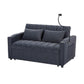 Convertible Sofa Bed Loveseat Sofa With Three USB Ports, Two Side Pockets, Two Cup Holders And 360° swivel - view 3