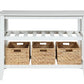 Sezye - Kitchen Island - Marble Top & White