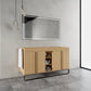 60" Freestanding Bathroom Vanity Cabinet
