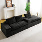 Black Turtle Velvet Versatile Convertible Sofa