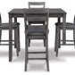Bridson - Square Counter TBL Set (Set of 5) - Gray