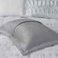 Full/Queen Back Print Long Fur Comforter Mini Set
