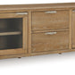 Rencott - Extra Large TV Stand - Light Brown