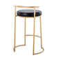 Round 26" Contemporary Fixed-Height Counter Stool
