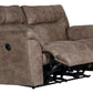 Hollins - Power Reclining Loveseat - Coffee