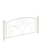 Queen Size Unique Flower Sturdy System Metal Bed Frame
