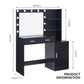 Vanity Desk with Mirror and Lights