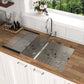 Undermount Double Bowl Kitchen Sink (50/50) in 16 Gauge Stainless Steel