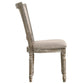 Gabrian - Fabric Side Chair (Set of 2) - Two-Tone Beige & Reclaimed Gray