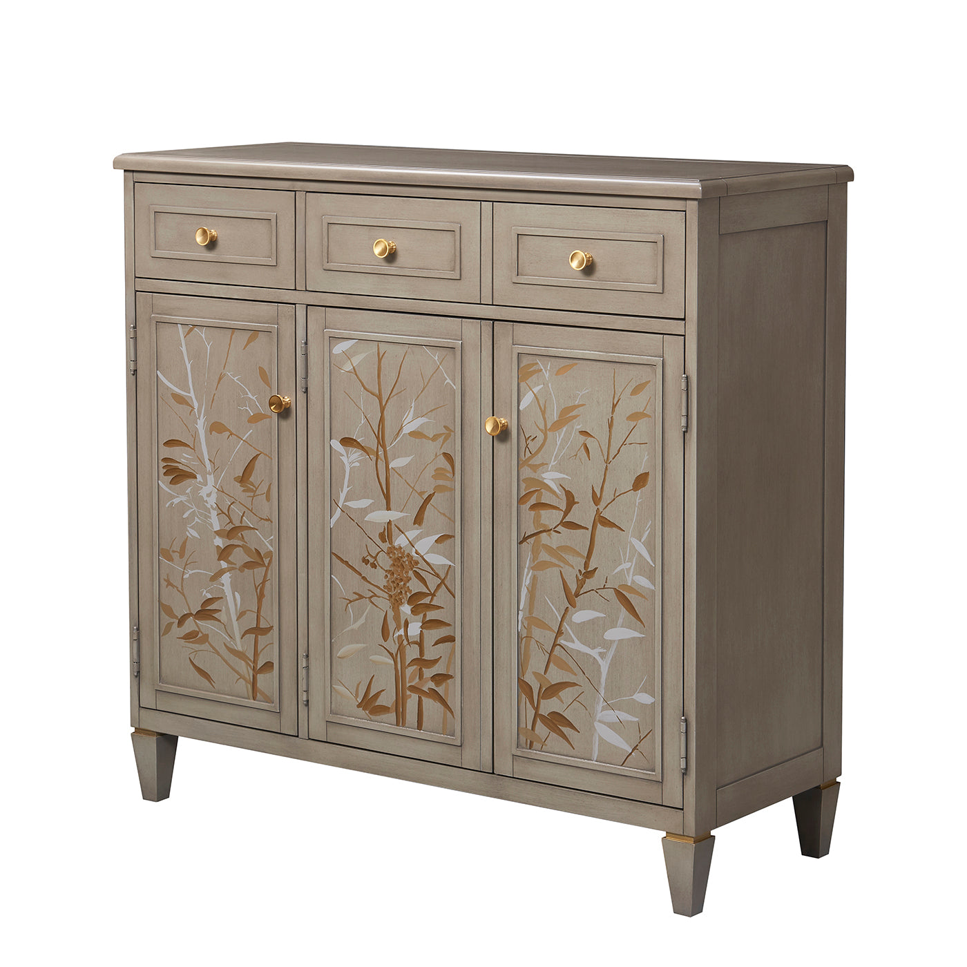 Dauphin Handpainted Entryway Storage Cabinet
