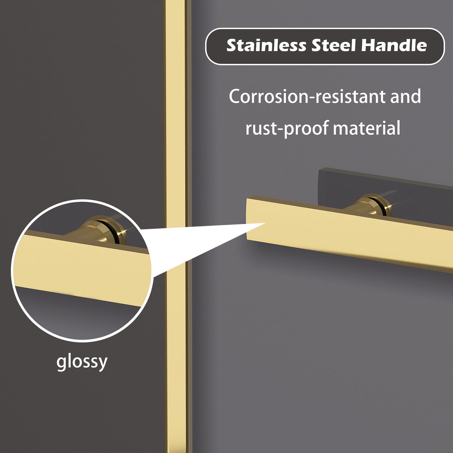 Dual Sliding Frameless Shower Door