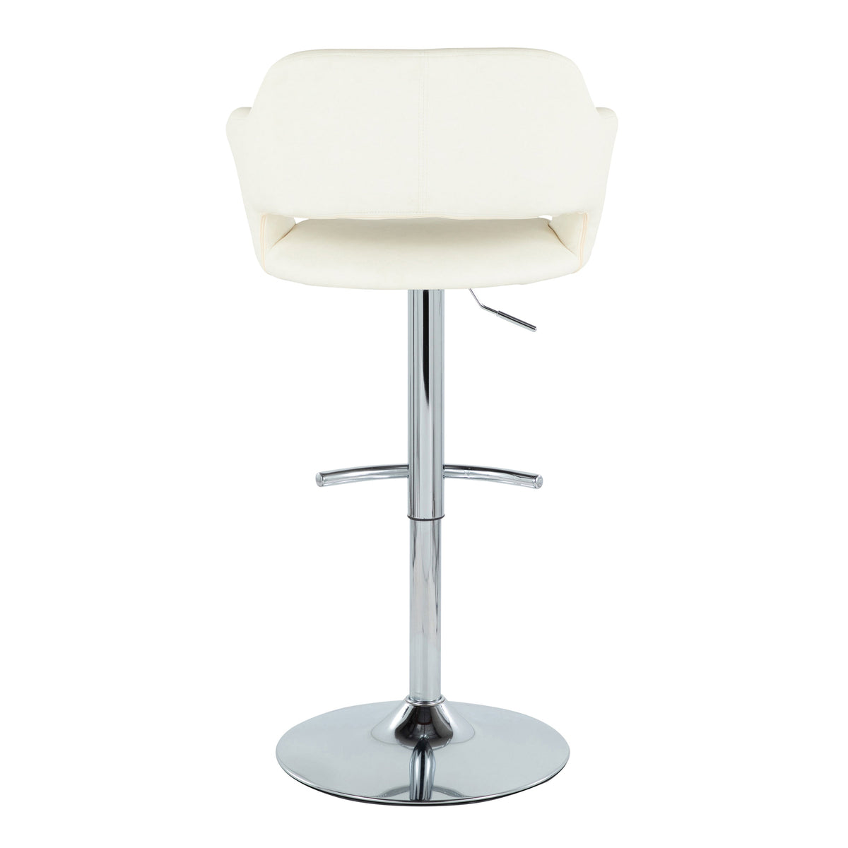 Contemporary Adjustable Barstool with Swivel