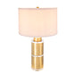 Elegant Table Lamp with Drum Shade