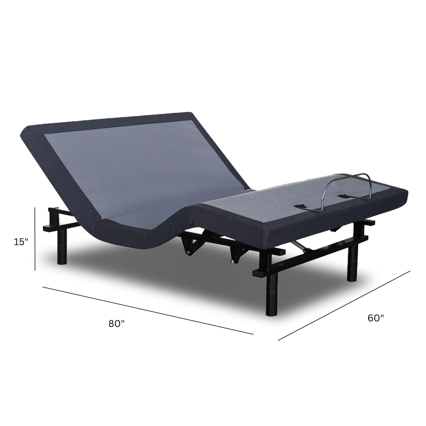 BT3000 Queen Adjustable Bed Base With Head and Foot Position Adjustment