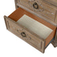 Simple Contemporary 1pc Nightstand Rustic