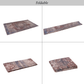 MAVAL Burgundy Washable Runner Rug 2'6'' x 10'