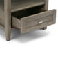 Warm Shaker Solid Wood 20 Inch Wide Transitional End Table