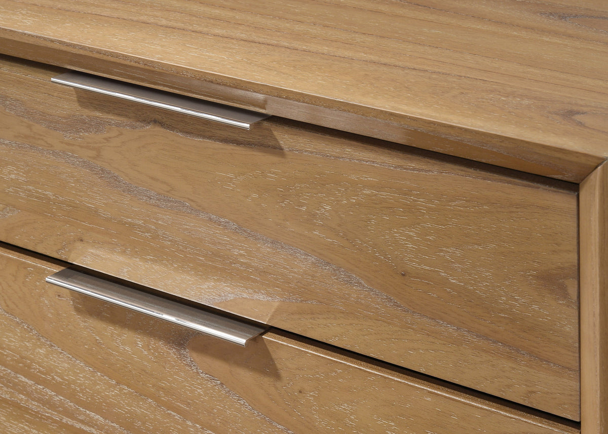 1pc Contemporary 6-Drawer Storage Dresser