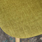 Mid-Century Modern Fabric Upholstered Dining Chairs, Set of 2