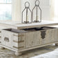 Carynhurst - Lift Top Cocktail Table - White Wash Gray