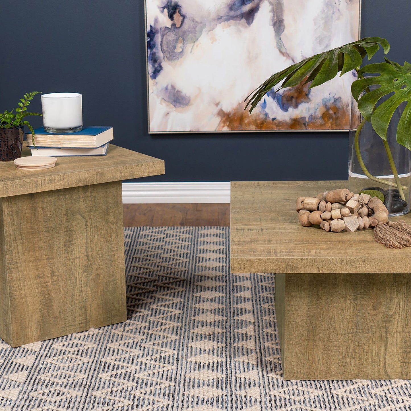 Exeter Mango Square End Table