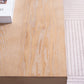 Black Scroll Base Coffee Table