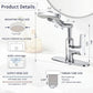 LED Temperature Display Bathroom Faucet