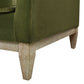 Knox 36" Modern Farmhouse Arm Chair, Olive