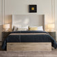 Shelton Upholstered Wingback Bed