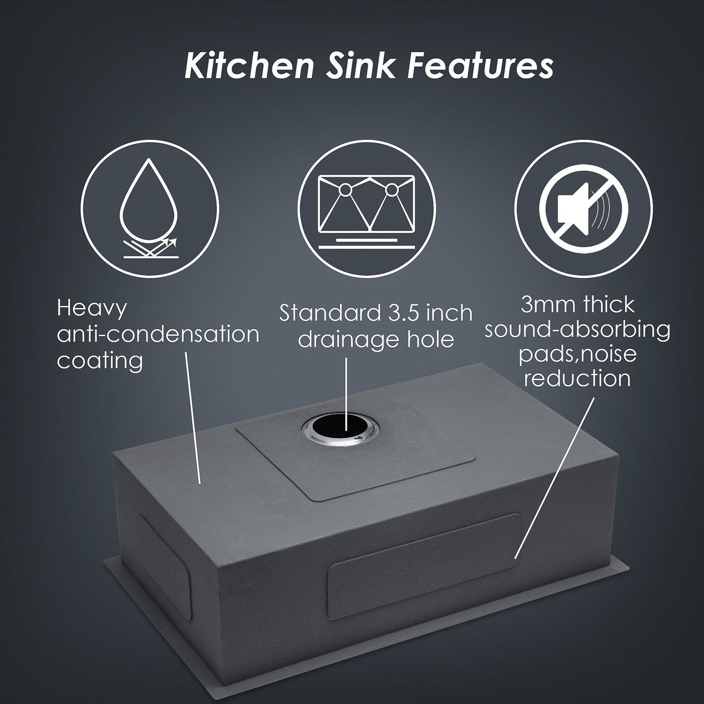 32 Inch Undermount Kitchen Sink