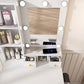 Vanity Table with Mirror & Adjustable LED Lights